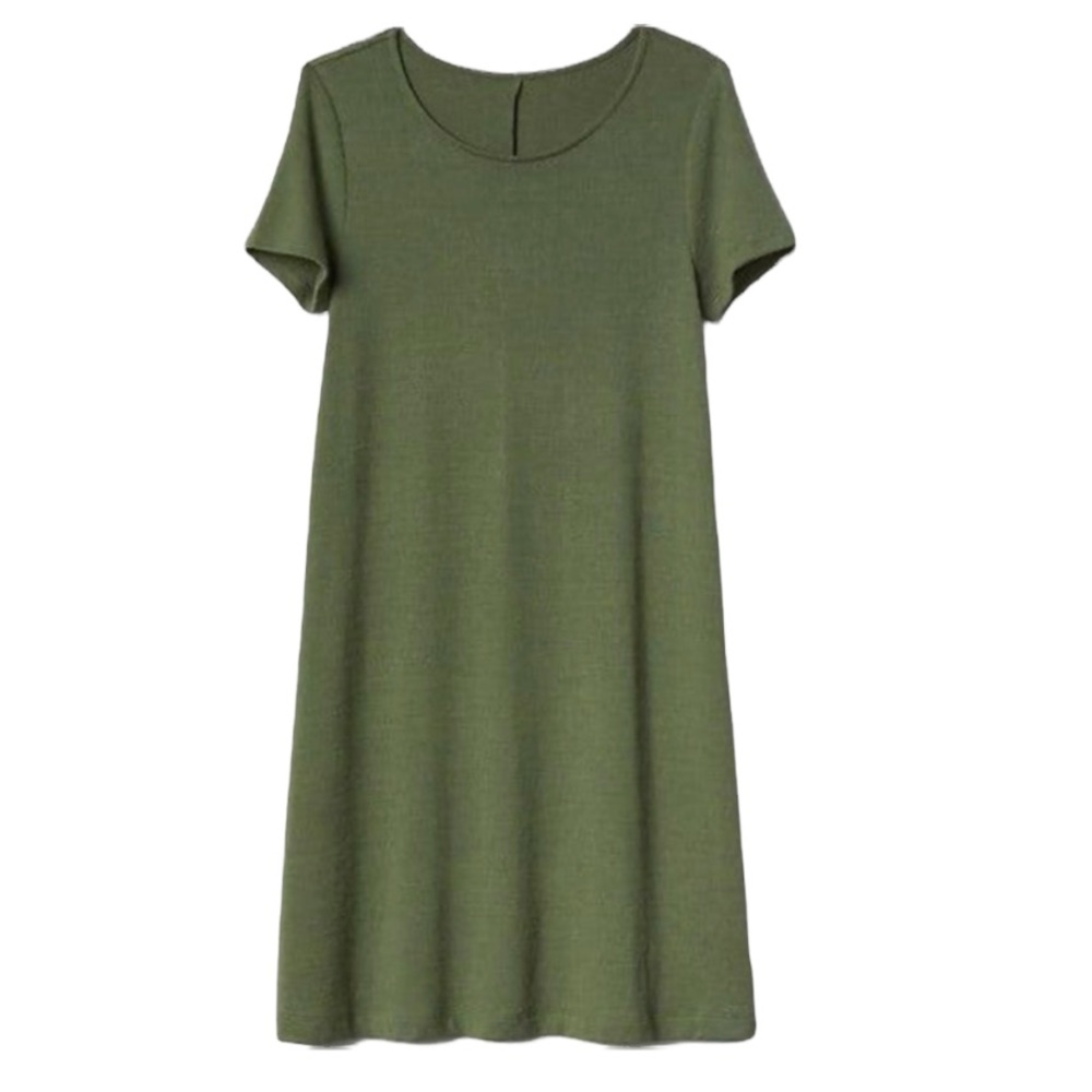 NWT Olive Green GAP T-shirt dress, Size XS